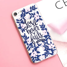 Load image into Gallery viewer, EKONEDA Silicone Case For iPhone 7 7Plus 6 6S 6Plus 5 5S SE Case Soft TPU Cover Flower Leaves Bird For iPhone 6S 8Plus X